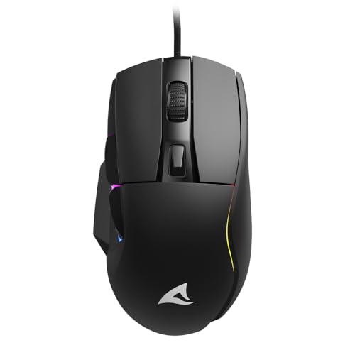 Sharkoon Skiller SGM35 Black, Optical Gaming Maus, RGB, PBT Button Bild 1