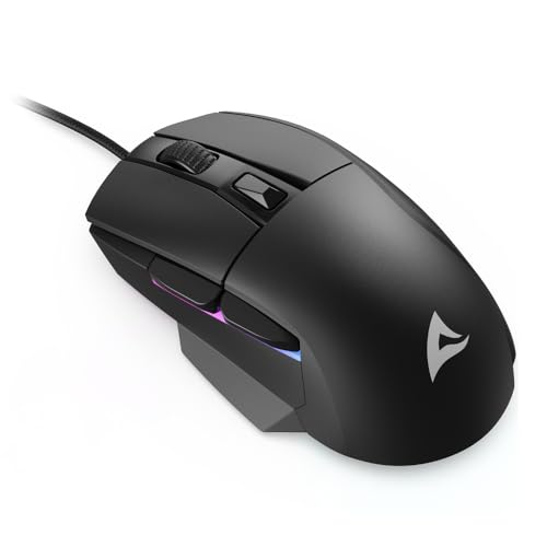 Sharkoon Skiller SGM35 Black, Optical Gaming Maus, RGB, PBT Button Bild 2