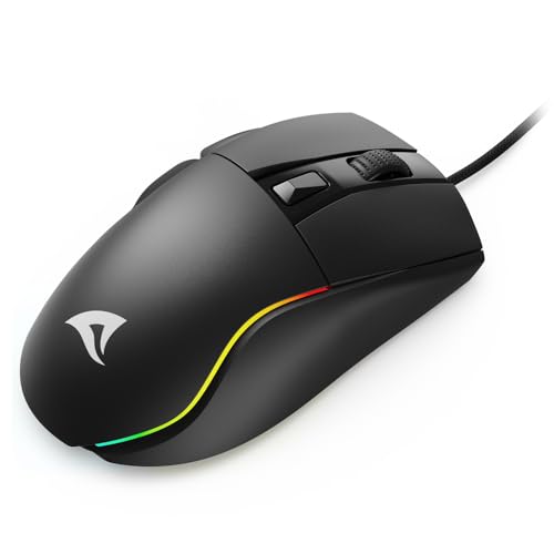 Sharkoon Skiller SGM35 Black, Optical Gaming Maus, RGB, PBT Button Bild 3