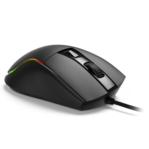Sharkoon Skiller SGM35 Black, Optical Gaming Maus, RGB, PBT Button Bild 5
