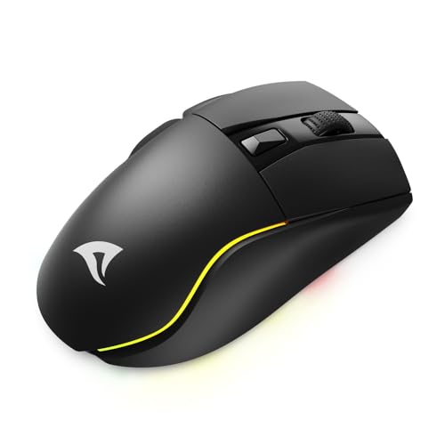 Sharkoon Skiller SGM50W Black, Wireless Optical Gaming Maus, RGB, PBT Button Bild 3