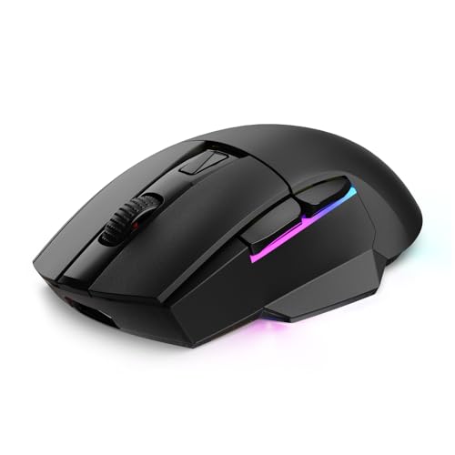 Sharkoon Skiller SGM50W Black, Wireless Optical Gaming Maus, RGB, PBT Button Bild 4