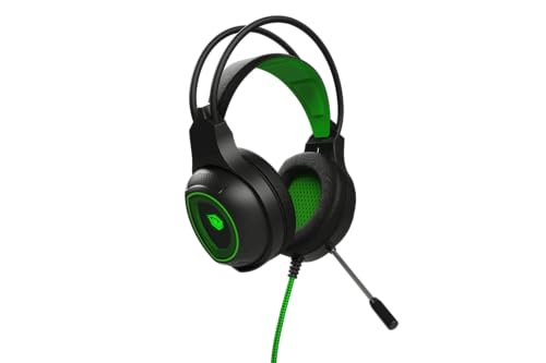 PUSAT Gaming Headset Lite, USB, 40 mm Treiber, Stereo Sound, Leicht, Control Pod – Schwarz Bild 2