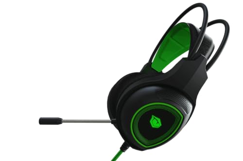 PUSAT Gaming Headset Lite, USB, 40 mm Treiber, Stereo Sound, Leicht, Control Pod – Schwarz Bild 3