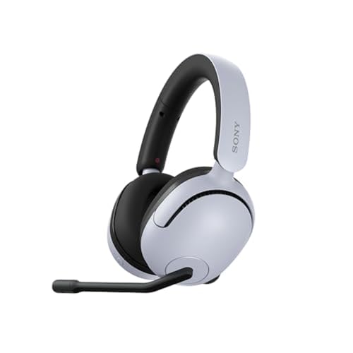 Sony INZONE H5 - Wireless Gaming Headset, 360 Spatial Sound für Gaming, komfortabler Sitz, 28 Std. Akkulaufzeit, geringe Latenz, Mikrofon mit AI, PC & PS5 kompatibel - Weiß Bild 1