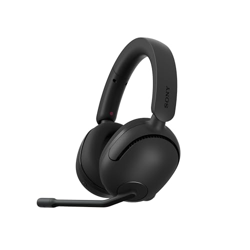 Sony INZONE H5 - Wireless Gaming Headset, 360 Spatial Sound für Gaming, komfortabler Sitz, 28 Std. Akkulaufzeit, geringe Latenz, Mikrofon mit AI, PC & PS5 kompatibel - Schwarz Bild 1