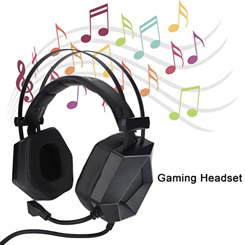 Cyrank Gaming-Headset, Ths300 A3 Pro 7.1 Surround Sound, Kabelgebundene Computer-Kopfhörer Mit RGB-Licht, Streaming-Headset Mit Mikrofon über Ohr-Kopfhörer Bild 3