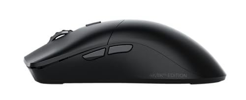 Glorious Gaming Model O 2 PRO 4K/8K Wireless Gaming Mouse – 2,4 GHz Funk, 4K/8K Abruf, 100 Mio. Klicks, 59 g, lange Akkulaufzeit, BAMF-2.0-Sensor mit 26k DPI, beidhändig, 6 Tasten, PTFE-Füße – Schwarz Bild 4