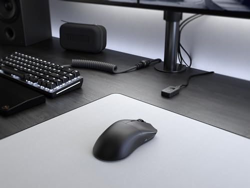 Glorious Gaming Model O 2 PRO 4K/8K Wireless Gaming Mouse – 2,4 GHz Funk, 4K/8K Abruf, 100 Mio. Klicks, 59 g, lange Akkulaufzeit, BAMF-2.0-Sensor mit 26k DPI, beidhändig, 6 Tasten, PTFE-Füße – Schwarz Bild 6