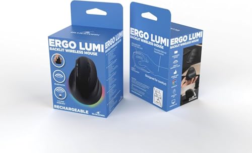 Bluestork - Ergonomische Vertikale Kabellose Maus 800-2400dpi 6 Tasten RGB Led - Ergonomische Maus Kabellos - Vorbeugung Gegen Mausarm/tennisarm (rsi Syndrom) - Pc & Mac - 2024 Bild 7