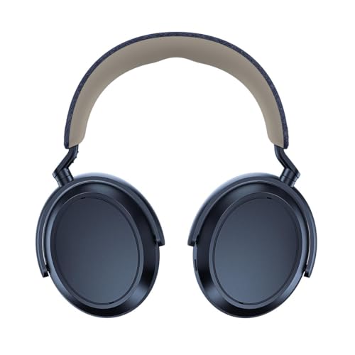Sennheiser Momentum 4 Wireless Noise Cancelling Headphones – Bluetooth Kopfhörer Headset für kristallklare Anrufe mit adaptiver Geräuschunterdrückung, Over-Ear, 60 h Akku, faltbar, Denim Bild 4