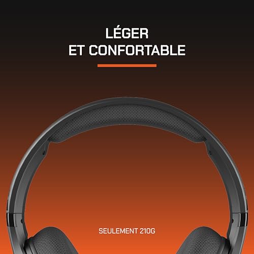NOVA GAMING Australis – kabelgebundenes Gaming-Headset mit abnehmbarem Mikrofon – leichtes und Komfortables Gaming-Zubehör – Multi-Plattform-kompatibel (PC, PS4-5 und Switch) – Schwarz Bild 5