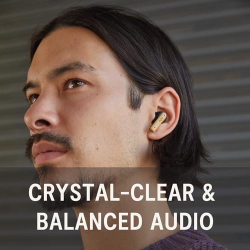 House of Marley Little Bird True Wireless Bluetooth Kopfhörer – IPX4 Kopfhörer kabellos mit Mikrofon, 24 Stunden Wiedergabezeit, In-Ear Ohrhörer klein, USB-C-Schnellladecase, Schwarz Bild 4