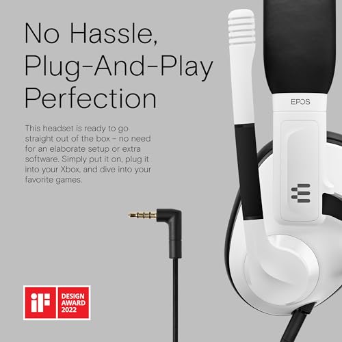 EPOS H3 Xbox Edition Kopfhörer | Kabelgebundenes Gaming Headset mit geschlossener Akustik for Xbox | Kopfhörer mit Kabel für PC, Mac, PS5™, PS4™ und Nintendo™ Switch Bild 5