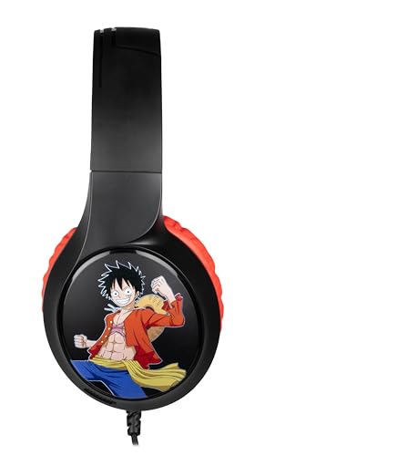 Konix One Piece Kabelgebundenes Over-Ear-Gaming-Headset PC, PS5, Switch 2, Xbox Series X|S - Mikrofon - 1,5 m Kabel - Luffy-Motiv Bild 2