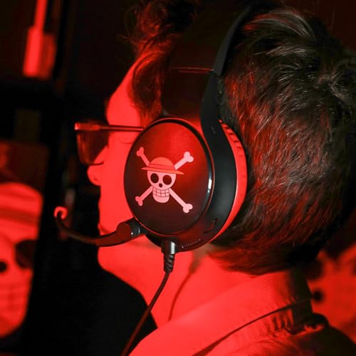 Konix One Piece Kabelgebundenes Over-Ear-Gaming-Headset PC, PS5, Switch 2, Xbox Series X|S - Mikrofon - 1,5 m Kabel - Luffy-Motiv Bild 5