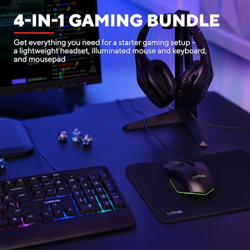 Trust Gaming GXT 792 Quadrox 4-in-1-Gaming-Paket QWERTY NL Layout Bild 2