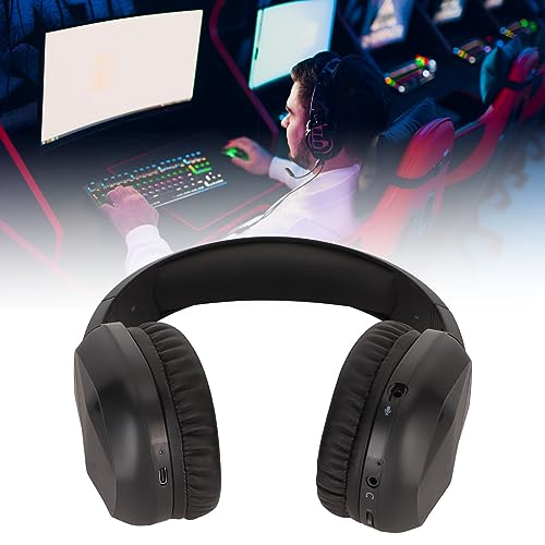 Kabelloses Gaming-Headset, Bluetooth 5.2 Gamer-Kopfhörer mit Abnehmbarem Mikrofon, RGB-Cool-Beleuchtung, für Laptop, Computer, Mobilgerät Bild 6