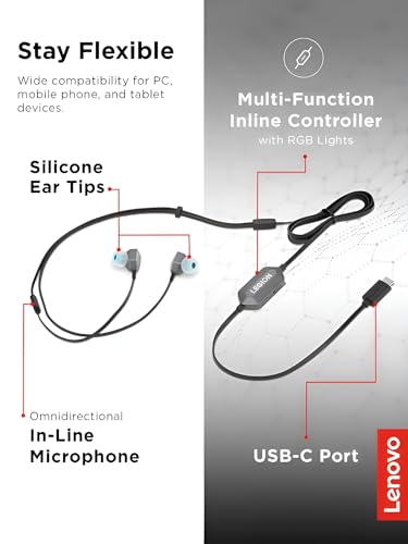 Lenovo Legion E510 7.1 RGB Gaming In-Ear-Kopfhörer (USB-C) Bild 6