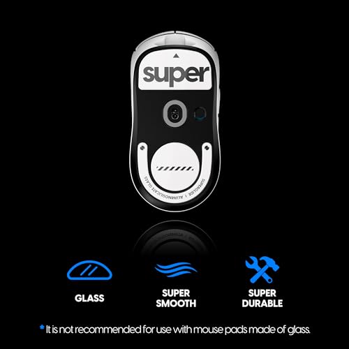 Pulsar Gaming Gears Superglide2 Mausfüße mit strukturierter Oberfläche für Logitech G Pro X Superlight2 mit Ultra strapazierfähigem Glas, Glatte und langlebige Sohle für Logitech G Pro X Superlight2, Bild 4