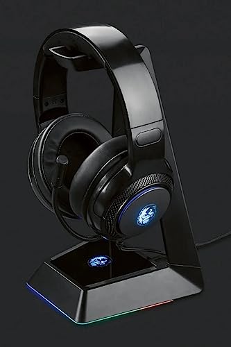 Silvercrest Gaming-Headset-Halter mit RGB-Beleuchtung, USB-Hub und Kompatibilität mit allen Headsets Bild 4