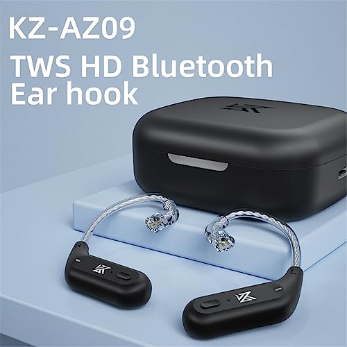 KZ AZ09 Bluetooth 5.2 Upgraded Wireless Adapter mit Rauschunterdrückung, wasserdichte B-Pins für KZ ZST, ZST-X, ZSTX, EDX, ZSR, ES4, AS10, ED12, ES3, AS06, BA10 IEM (B-Pins, Schwarz) Bild 2