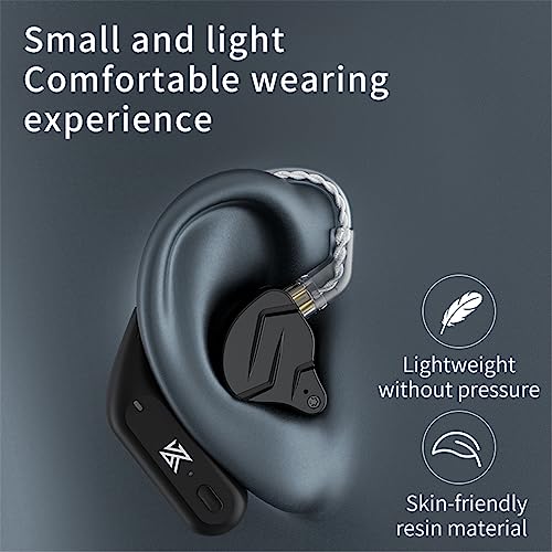 KZ AZ09 Bluetooth 5.2 Upgraded Wireless Adapter mit Rauschunterdrückung, wasserdichte B-Pins für KZ ZST, ZST-X, ZSTX, EDX, ZSR, ES4, AS10, ED12, ES3, AS06, BA10 IEM (B-Pins, Schwarz) Bild 6