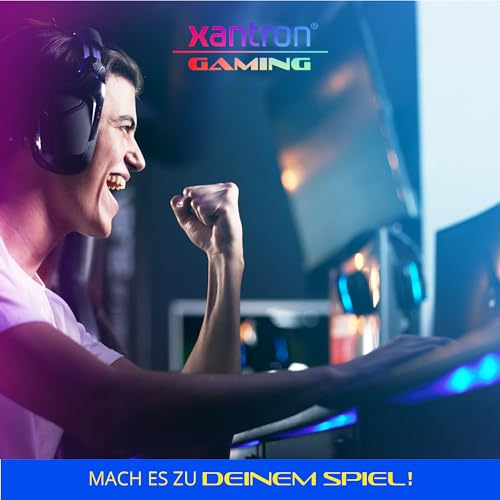 Xantron® Headset Halterung mit dynamischer RGB Beleuchtung & Induktiver Ladestation/Ideal für passionierte Gamer/Universal Headset Ständer/Kopfhörer Halter als Gaming Zubehör Bild 6