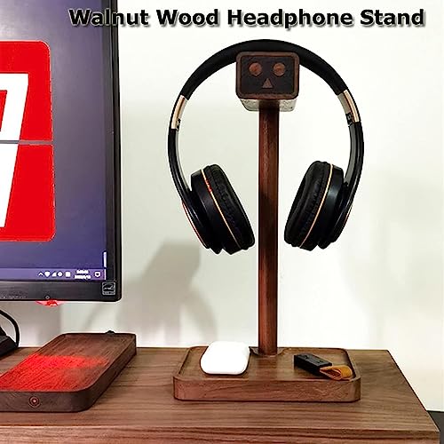 ZUMAHA Neu Flexibler Kopfhörerständer, Desktop-Headset-Halter, Gaming-Kopfhörerhalter, universeller Headset-Aufhänger mit Aufbewahrungsbasis Headset Halterung Bild 3