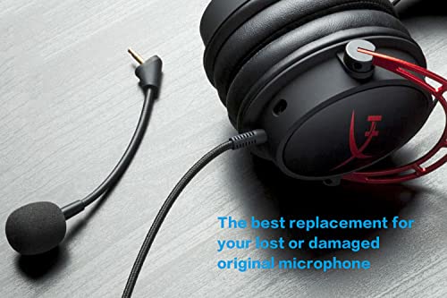 Ersatz-Spielmikrofon für HyperX Cloud Alpha, Alpha S & Alpha Pro Gaming Headset auf PS4 PS5 Xbox One PC, abnehmbares 3,5-mm-Boom-Mikrofon Bild 7