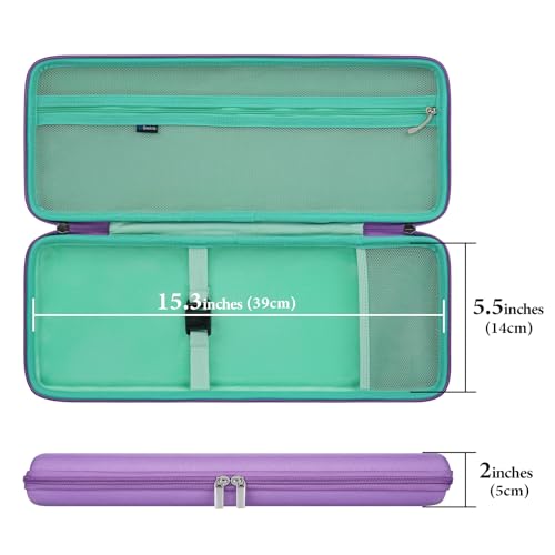 Geekria Tastatur- und Maus-Combo-Case, Hartschalen-Reiseetui für kompakte 84-Tasten Ultra-Slim-Gaming-Tastatur, kompatibel mit Logitech POP Keys/POP ICON Combo (Daydream Mint) Bild 3