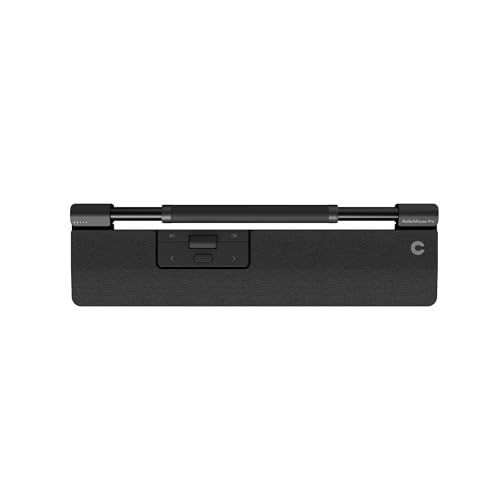 Contour RollerMouse Pro, Slim - Ergonomische Maus zur Linderung von Nacken-, Schulter- und Handgelenksschmerzen, zentrales Rollerbar-Design, Handgelenkauflage aus veganem Leder, Bluetooth Bild 1