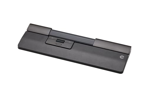Contour RollerMouse Pro, Slim - Ergonomische Maus zur Linderung von Nacken-, Schulter- und Handgelenksschmerzen, zentrales Rollerbar-Design, Handgelenkauflage aus veganem Leder, Bluetooth Bild 4