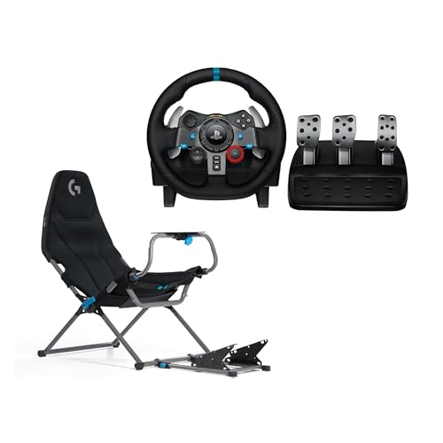 Logitech G G920 Driving Force Gaming Rennlenkrad, Zweimotoriges Force Feedback+A10 Gaming-Headset Gen 2 Kabelgebundenes Headsetfür Xbox Series XS, Xbox One, PC - Schwarz Bild 1