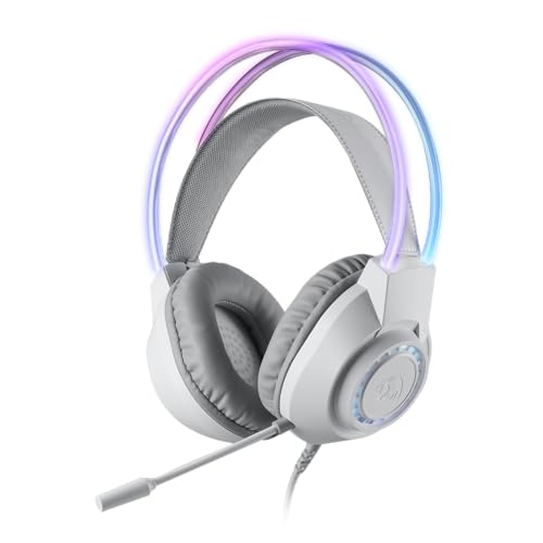 Redragon H231 Verkabelte Gaming Kopfhörer, Stereo Surround Sound, 40mm Treiber, Leder Schaumstoff Ohrpolster, Geräuschunterdrückung Mikrofon, Multi-Platforms funktioniert mit PC/PS4/5/NS/Xbox-one Bild 1