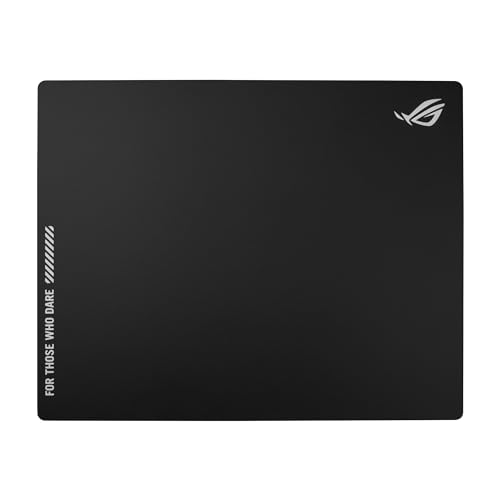 ASUS ROG Moonstone Ace L/Schwarz/Gaming-Mauspad/gehärtetes Glas/Kratzfest/leises Design/500 x 400 mm/inländisches Originalprodukt Bild 1