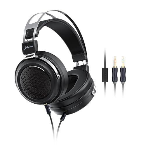 FiiO JadeAudio JT1 Professionelle Studio-Kopfhörer für Aufnahmen, Gaming-Headset mit Mikrofon, 50 mm Membranen, Hi-Res Musikstudio-Headset Bild 1