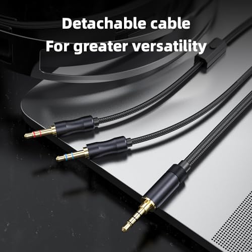 FiiO JadeAudio JT1 Professionelle Studio-Kopfhörer für Aufnahmen, Gaming-Headset mit Mikrofon, 50 mm Membranen, Hi-Res Musikstudio-Headset Bild 6