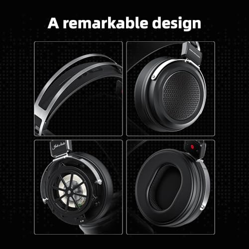 FiiO JadeAudio JT1 Professionelle Studio-Kopfhörer für Aufnahmen, Gaming-Headset mit Mikrofon, 50 mm Membranen, Hi-Res Musikstudio-Headset Bild 7