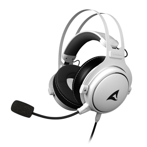 Sharkoon Skiller SGH50 Weiß, Hi-Res Audio Gaming Headset, Ohrumschließend Bild 1