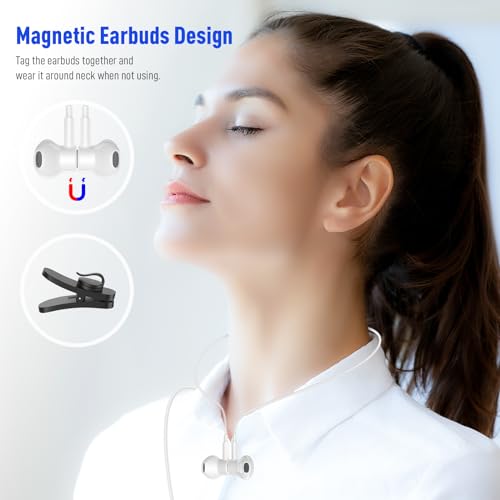 USB-Kopfhörer für PC, Laptop, Mignetisch, kabelgebunden, Computer-Kopfhörer mit Mikrofon-Steuerung, Stummschaltung, leicht, Geräuschunterdrückung, In-Ear-Gaming-Headset für MacBook Pro, Büro, Arbeit, Bild 3