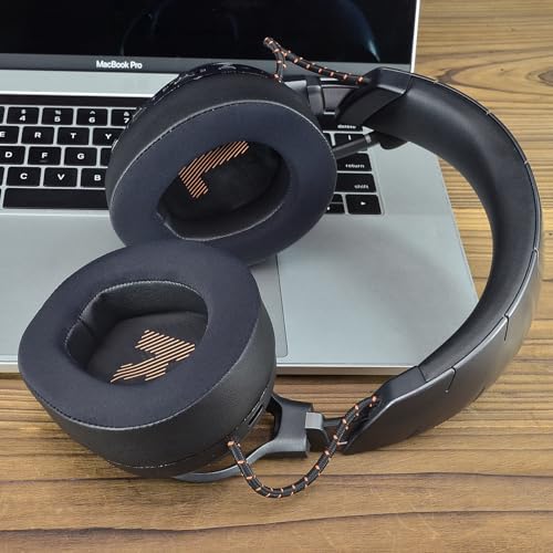 Defean Quantum 800/Q800/Q600 Kühlgel-Ohrpolster, Ersatzbezug, hochdichter Schaumstoff, kompatibel mit JBL Over-Ear ANC Performance Gaming-Kopfhörern Bild 5