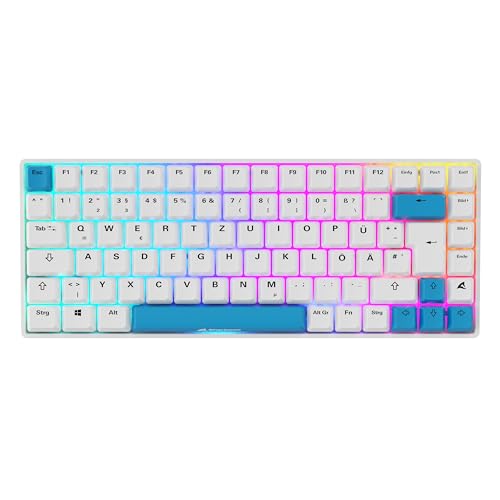 Sharkoon Skiller SGK50 S3 PBT Weiß, RGB Gaming Keyboard, 75% Layout Bild 1