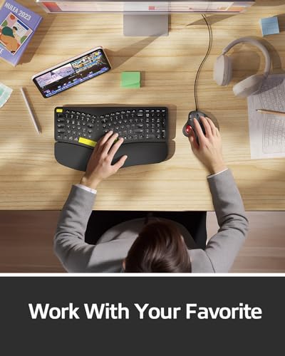 Nulea M509 Trackball Maus verdrahtet, Ergonomisches Design, Einfache Daumenkontrolle, Präzise und reibungslose Verfolgung, 2-in-1 Schnittstelle (Typ A &Typ C), Kompatibel für PC, Laptop, Mac, Windows Bild 7