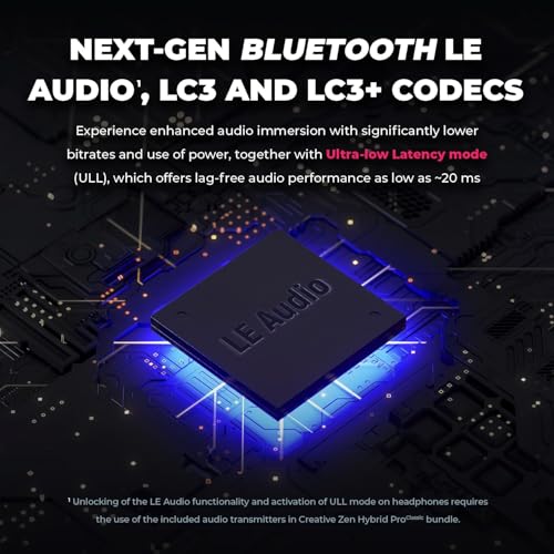 Creative Zen Hybrid Pro Classic Headset, Bluetooth Bild 2