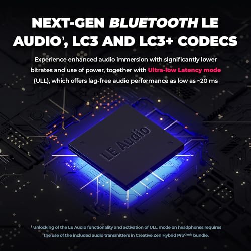 Creative Zen Hybrid Pro Headset, Bluetooth Bild 2