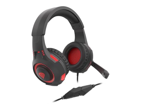 Genesis Radon 210 Gaming-Headset – Virtueller 7.1 Surround Sound, USB, Geräuschunterdrückendes Mikrofon, RGB-Beleuchtung, Schwarz Bild 3