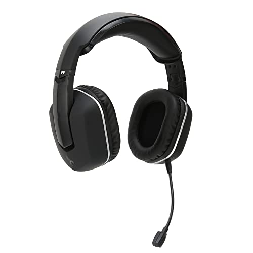 Annadue Kabelloser Gaming-Kopfhörer, 3,5 Mm/Kabelloses /-PC-Headset mit Niedriger Latenz und Einstellbarem Mikrofon, 48-Stunden-Wiedergabe, für PC-Computer, für, für (Black) Bild 1