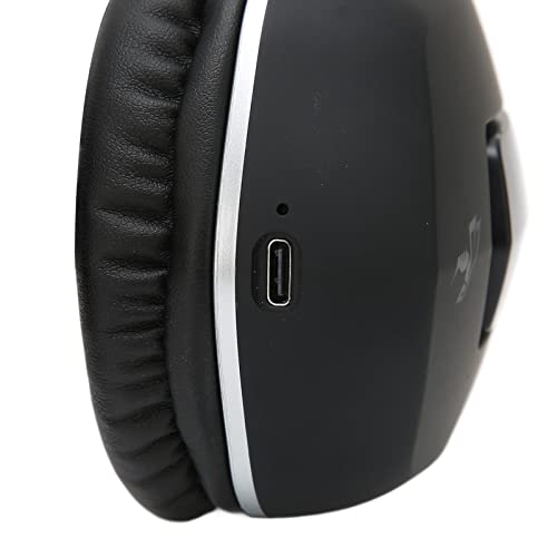 Annadue Kabelloser Gaming-Kopfhörer, 3,5 Mm/Kabelloses /-PC-Headset mit Niedriger Latenz und Einstellbarem Mikrofon, 48-Stunden-Wiedergabe, für PC-Computer, für, für (Black) Bild 4