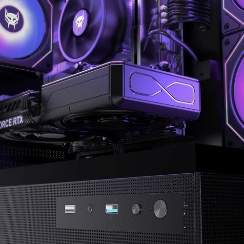 BEASTCOM Q5 | Gaming PC Set Bundle | AMD Ryzen 7 5700X 8X 4,60GHz 16 Threads, RTX 5060 8GB, 16GB RAM, 1TB NVMe SSD, Monitor LED 27" + RGB Tastatur + Maus + Mauspad, HDMI, WLAN, Win 11 Bild 5